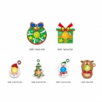 Set of 6 Christmas Simple Dimple Pop It Classroom Gift Ideas