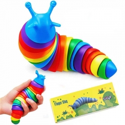 Rainbow Caterpillar Sensory Fidget Toy