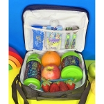 Rainbow Fidget Insulated Lunch Box with Dual Zipper Compartments