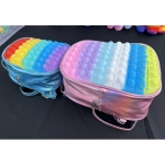 Pastel Pop It Backpack Kids Storage Bag