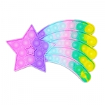 Shooting Star Pastel Push Pop It Sensory Fidget Bubble Toy Kids