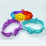 Silicone Wrist Band Push Pop It Sensory Fidget Bubble Toy Kids