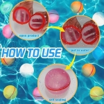 Reusable Magnetic Water Balloons Bombs (Pack of 6) High Quality