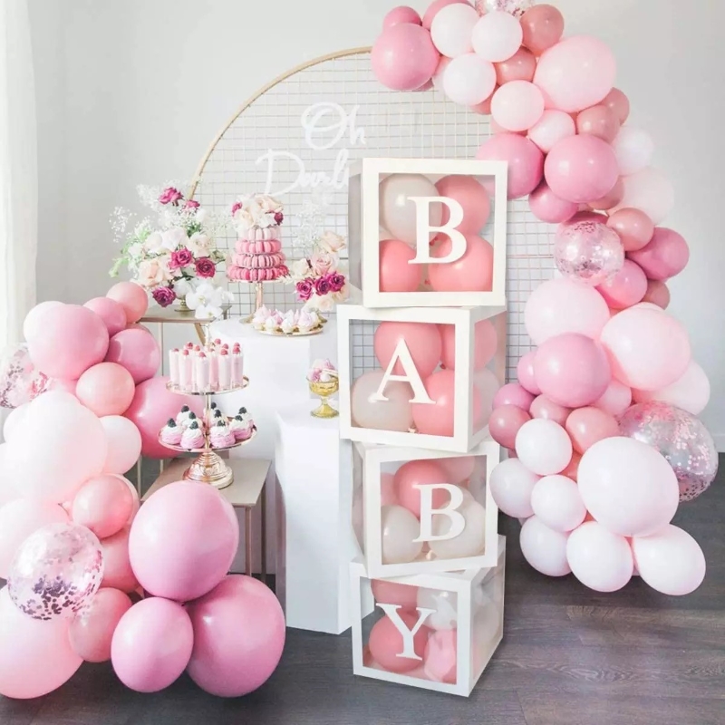 Party Decoration Cube Boxes for Baby Shower, Birthdays etc.. - Click Image to Close